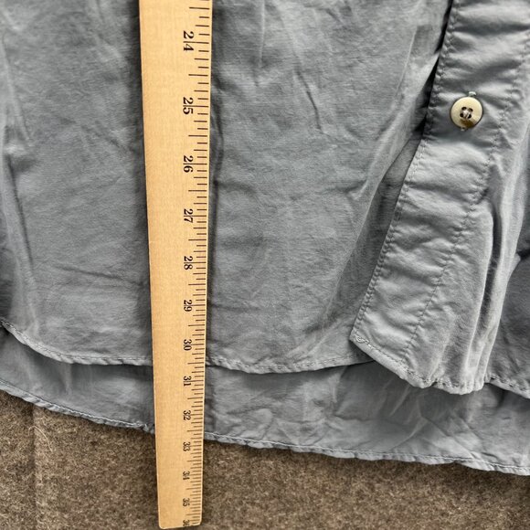 Columbia Shirt Men Large Gray Button Down PFG Fishing Omni Outdoors Vented Nylon - Picture 4 of 12